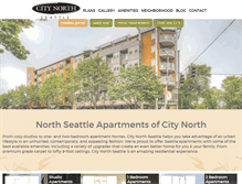 Tablet Screenshot of citynorthapts.com
